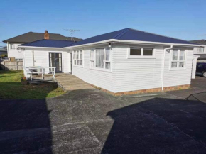 White weather board house